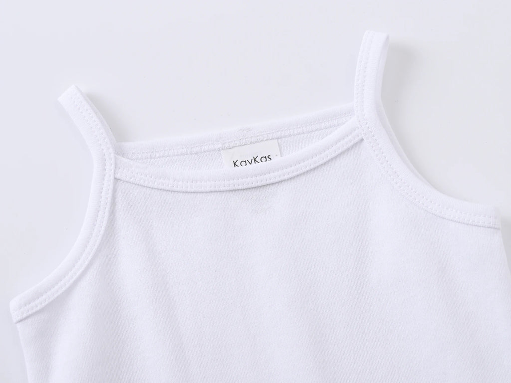 2025 Infant Baby Girls Boys Bodysuit 100% Cotton 1 pcs 2 pcs 3 pcs Sling Vest Design Newborn Clothes