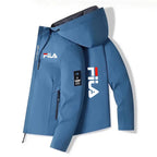 Spring Autumn New Style Men's Windproof and Waterproof Design Hooded Long-Sleeved Zipper Outdoor Leisure Sports Jacket