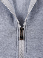 New Solid Zipper Hoodie Women Warm Fleece Hoodies Autumn Casual Hoody  Street Pocket Sportswear Oversized All-Match Female veste