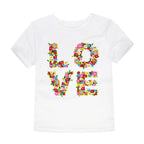 Girls Clothes 2 to 3 4 5 6 7 8 9 10 11 12 13 14 Years 100% Cotton 2024 Summer T Shirts Yellow Butterfly Floral Tee Shirt Tops