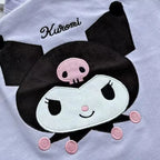 2026 New Cartoon Sanrio Kuromi My Melody Cinnamoroll Girls Short Sleeve T-Shirt Summer Kawaii Children'S Clothes Gifts 90-140cm