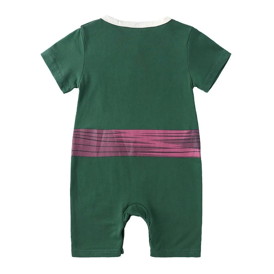 0-2 Years Baby Boy and Girl Romper Newborn Summer Short-sleeved Jumpsuit Baby Anime Cartoon Cotton Cosplay Costume