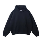 Plus Size Europe, America, Autumn and Winter Velvet Warm Thickened Retro Loose Casual Hoodie Couple Solid Color Sweater Tide