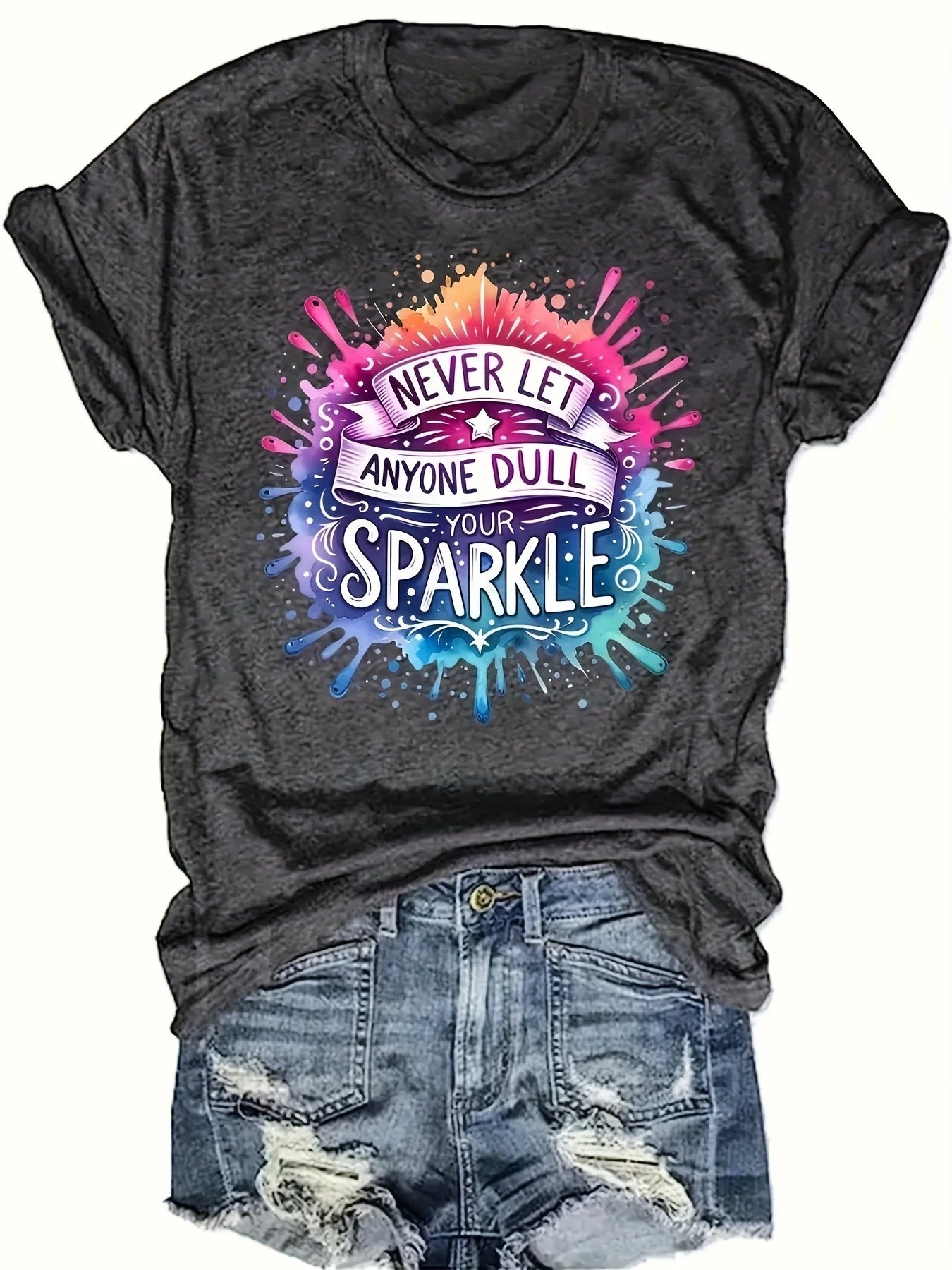 Plus size women's short sleeve T-shirt California Los Angeles 89 West Coast Spring and Summer Essentials summer outfits women's
